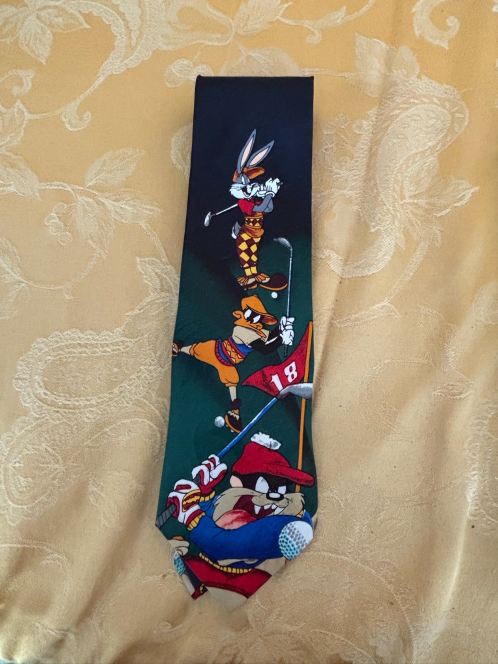 Looney Tunes Vintage Golfing Tie 1994